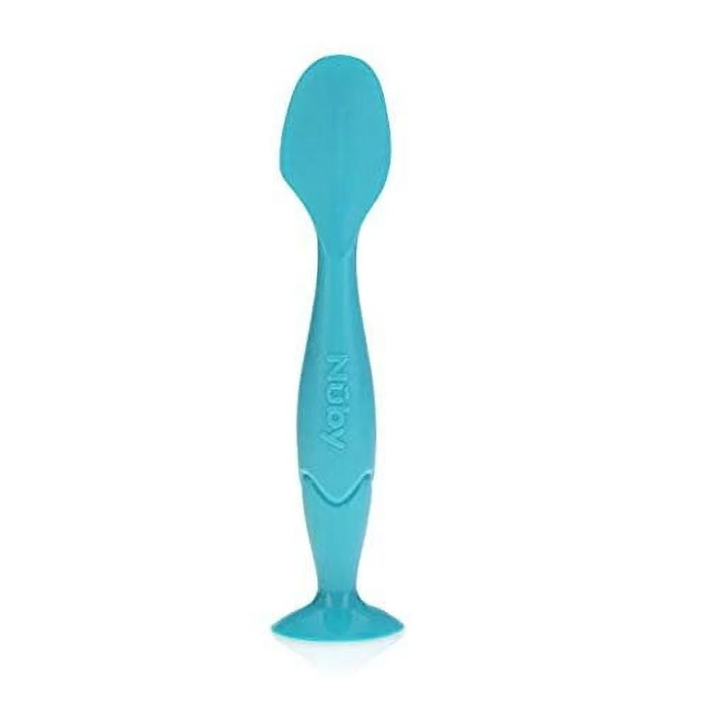 Silicone Diaper Cream Brush with Suction Base, Aqua