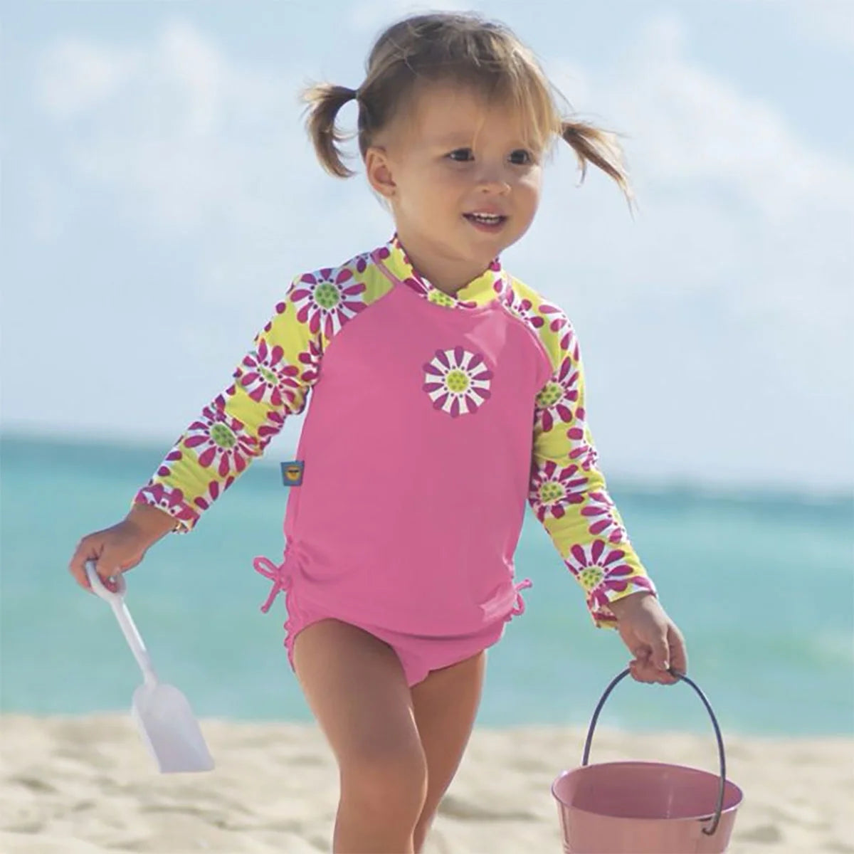 Baby Girl Swim Diaper - Solid Pink - Public Pool Approved