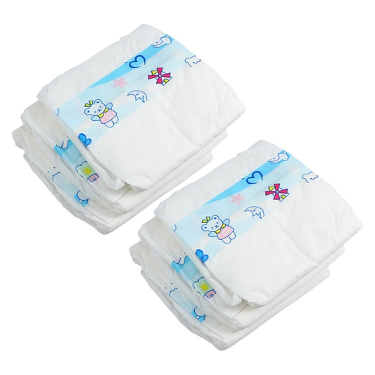 6Pcs Baby Doll Diapers Decorative Dolls Diapers Baby Doll Diapers Toys Accessories
