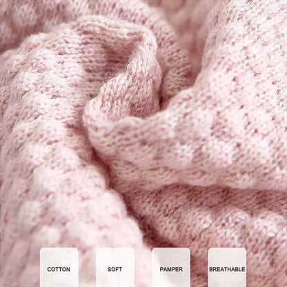 SnuggleNest – Spring Cotton Knitwear Set for Babies