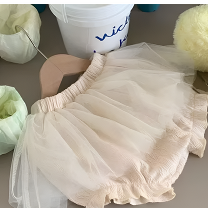 DotWhimsy – Baby Girl Cotton Tee & Printed Jumpsuit Set